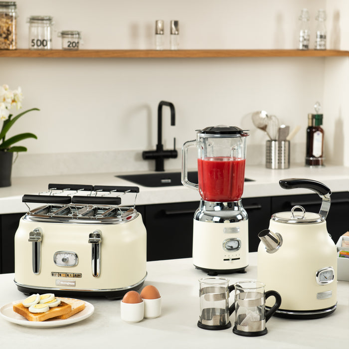 Westinghouse Retro Broodrooster - 2 Slice Toaster - Zwart