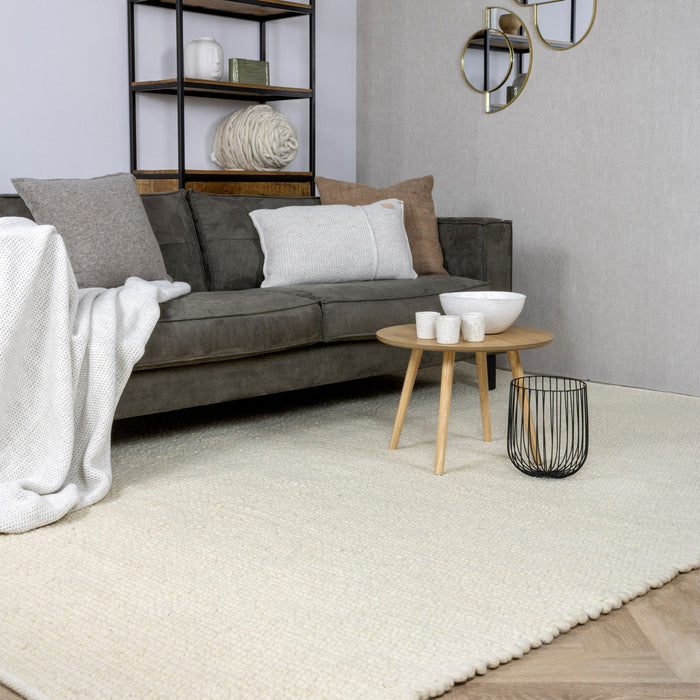 Momo Rugs Sten Vloerkleed 140 x 200 cm - Wit