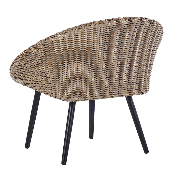 Beliani - ORTIGIA - Bistroset voor 2 - Natuurlijk - PE rotan