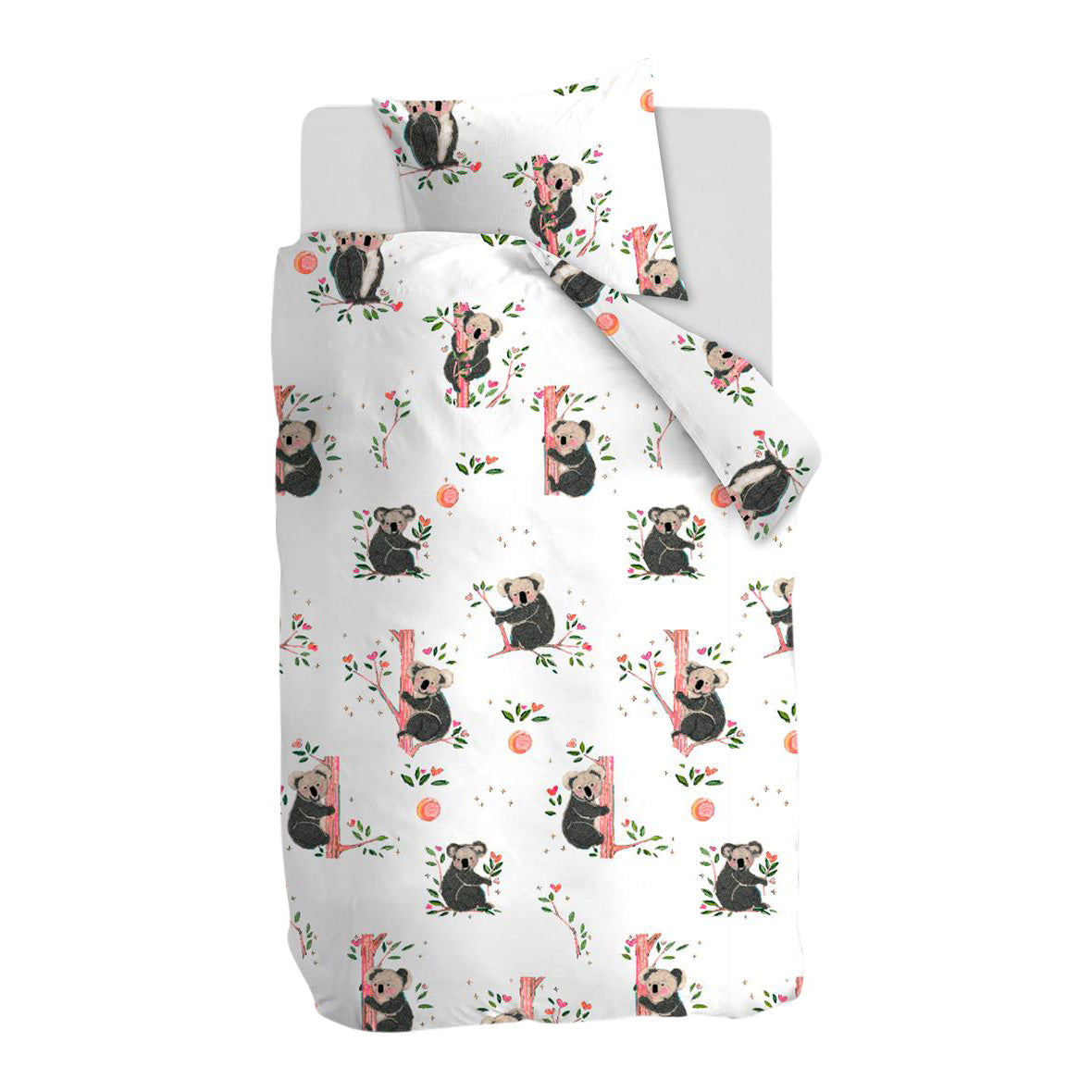 Beddinghouse Kids Sweet Koala Dekbedovertrek 120 x 150 cm - Grijs