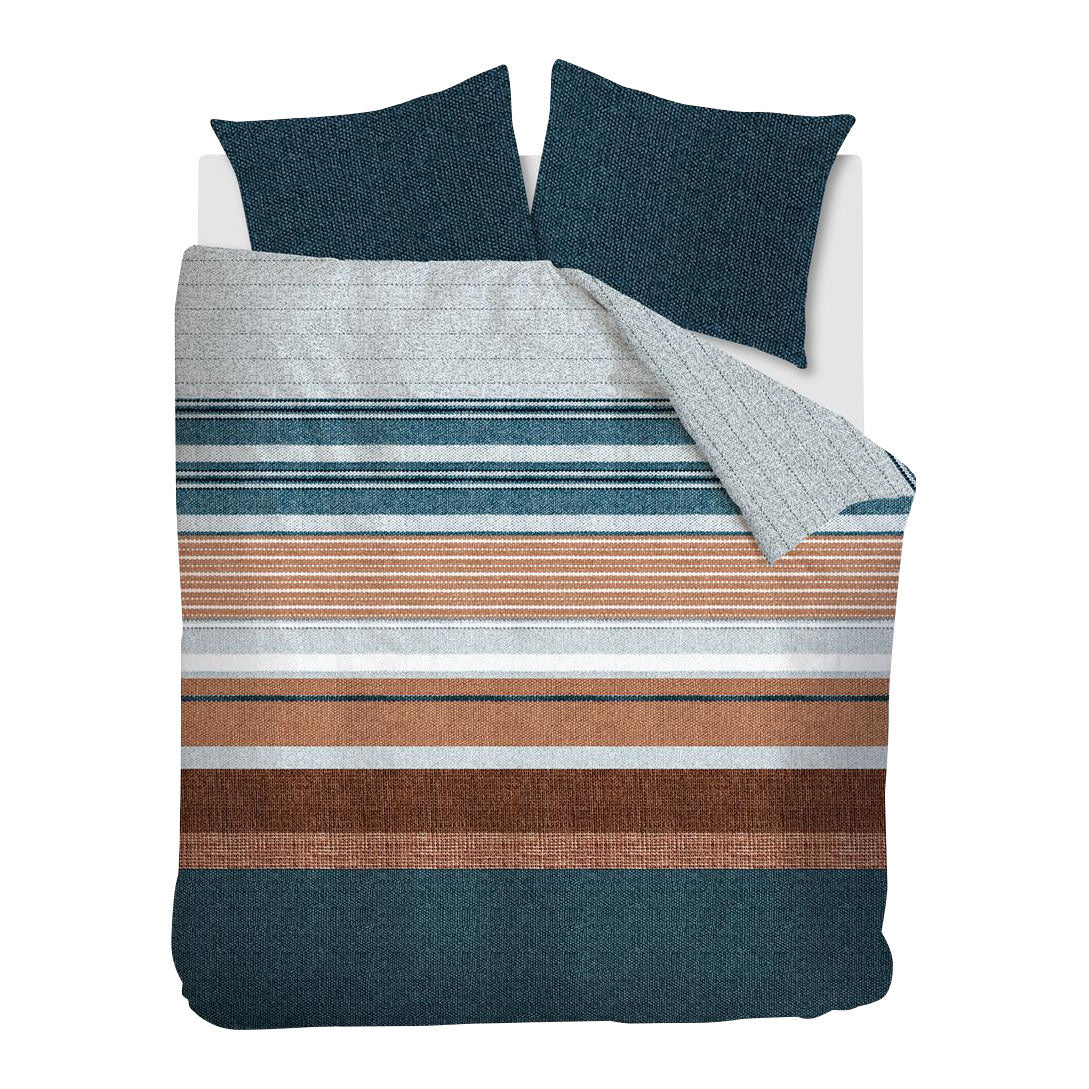 Beddinghouse Lex Dekbedovertrek 200 x 220 cm - Blauw