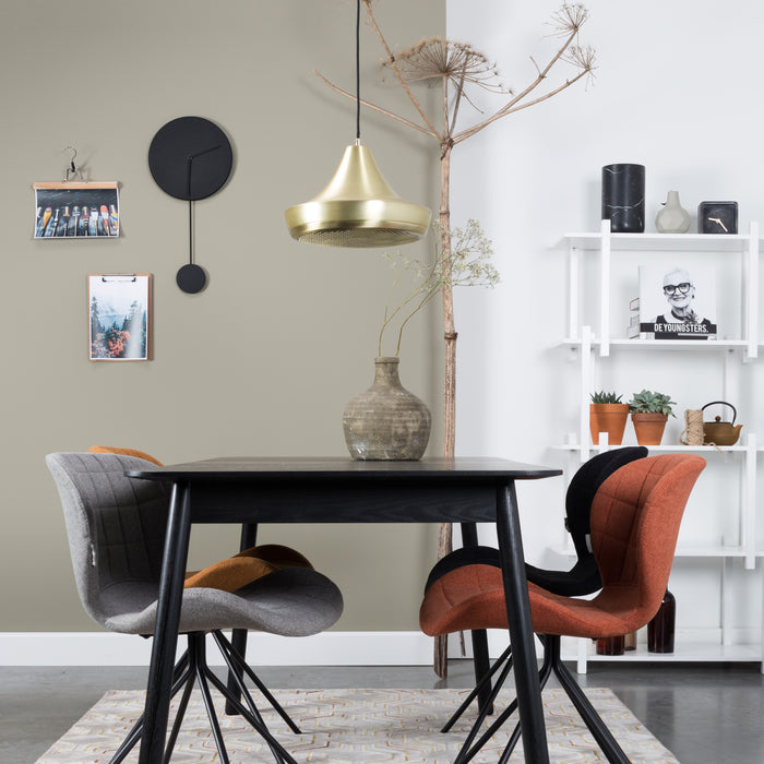 Zuiver Glimps Eettafel Uitschuifbaar - 120/162 x 80 cm - Zwart