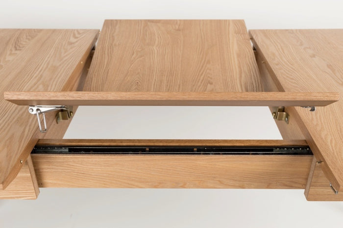 Zuiver Glimps Eettafel Uitschuifbaar - 120/162 x 80 cm - Naturel
