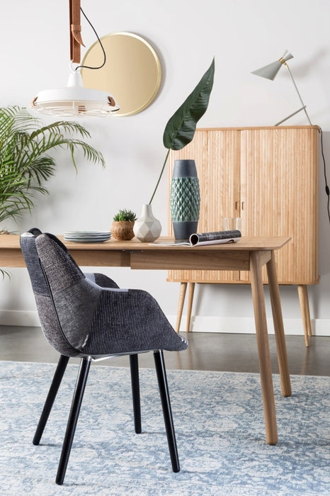 Zuiver Glimps Eettafel Uitschuifbaar - 120/162 x 80 cm - Naturel