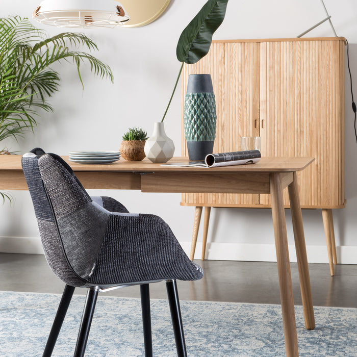 Zuiver Glimps Eettafel Uitschuifbaar - 120/162 x 80 cm - Naturel