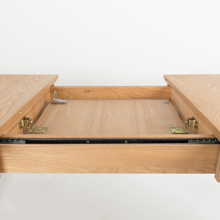 Zuiver Glimps Eettafel Uitschuifbaar - 120/162 x 80 cm - Naturel