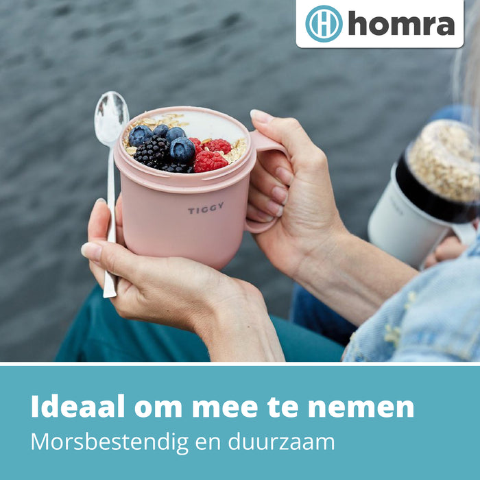 Homra lunchpot TIGGY Pink
