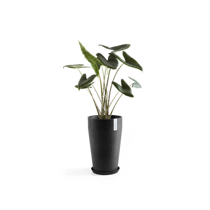 Ecopots Sankara Bloempot Ø 35 cm - Donkergrijs