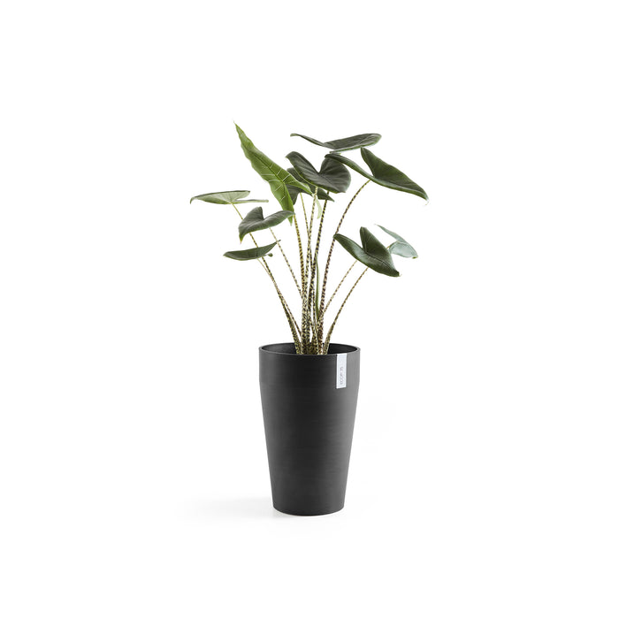 Ecopots Sankara Bloempot Ø 35 cm - Donkergrijs