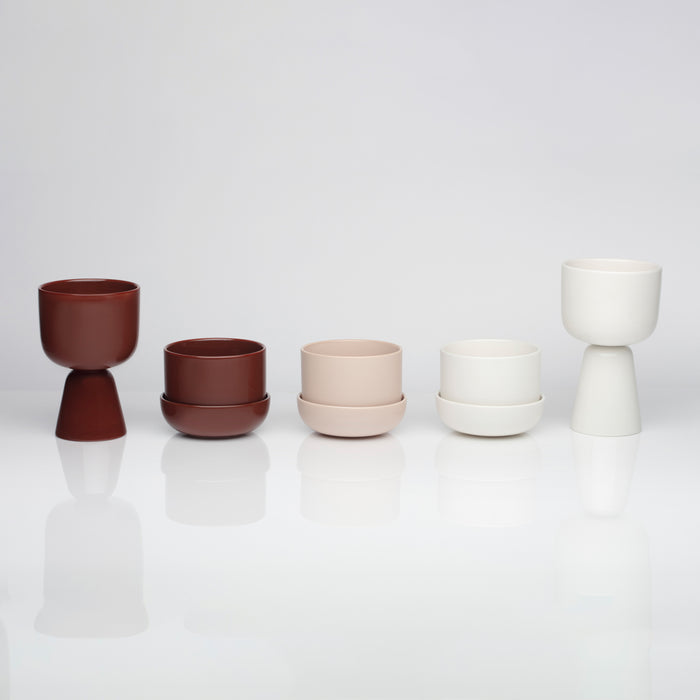 Iittala Nappula Bloempot met Schotel 13 x 17 cm