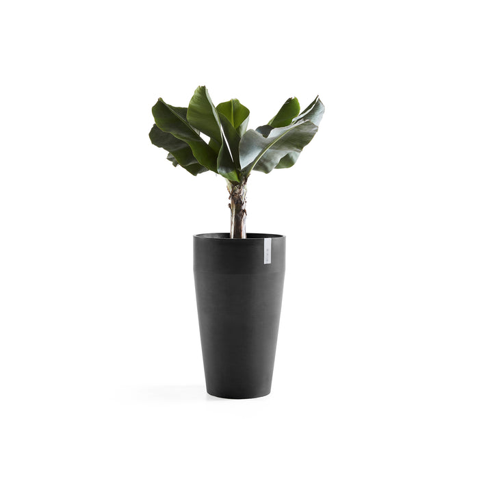 Ecopots Sankara Bloempot Ø 45 cm - Donkergrijs