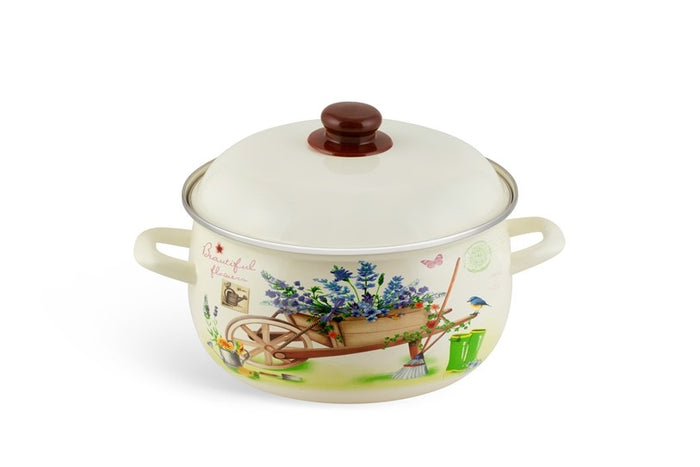 Edenberg Enamel Line - 10-delige Luxe Emaille Pannenset