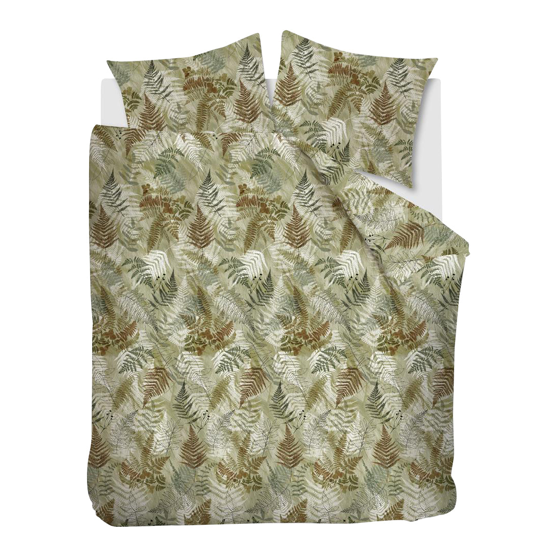 Beddinghouse Tatum Dekbedovertrek 240 x 220 cm - Groen
