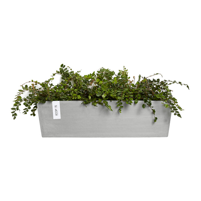Ecopots Manhattan Bloempot B 55 x D 17.5 cm - Witgrijs