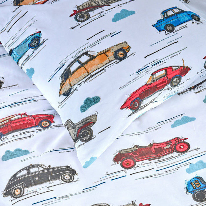 Beddinghouse Kids Oldtimers Dekbedovertrek 140 x 220 cm - Multi