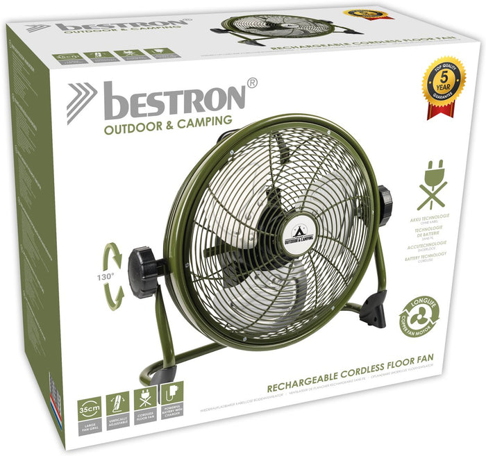 Bestron AOD12ACCU Oplaadbare Vloerventilator Ø 35 cm