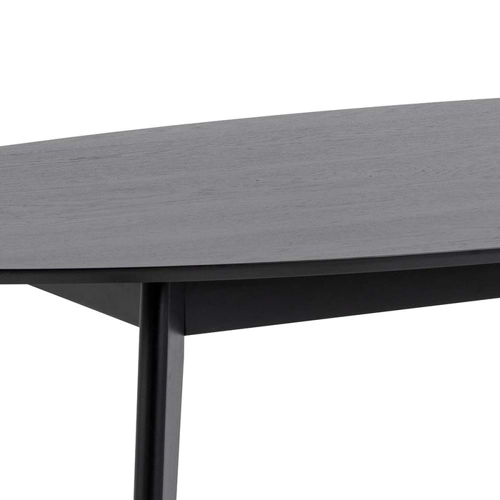 by fonQ Bolt Eettafel - 200 x 90 cm - Zwart