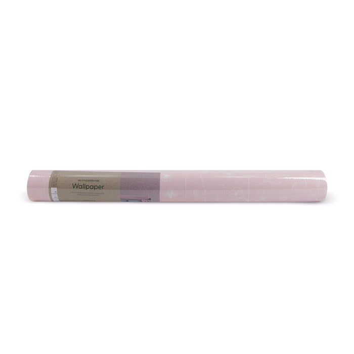 Little Dutch - Vliesbehang - Wild Flowers Pink - Roze - 10mx53cm
