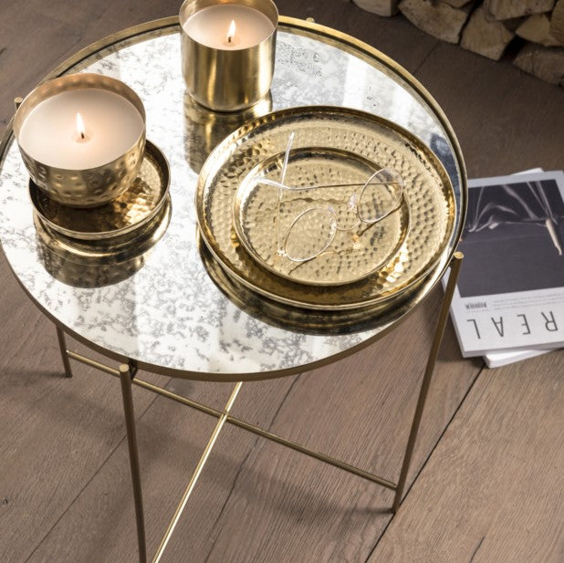vtwonen Metal Gold Dienblad