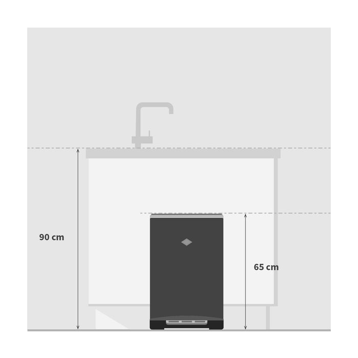 Wesco Big Double Boy Duo Afvalemmer 36 Liter (2x18 Liter)