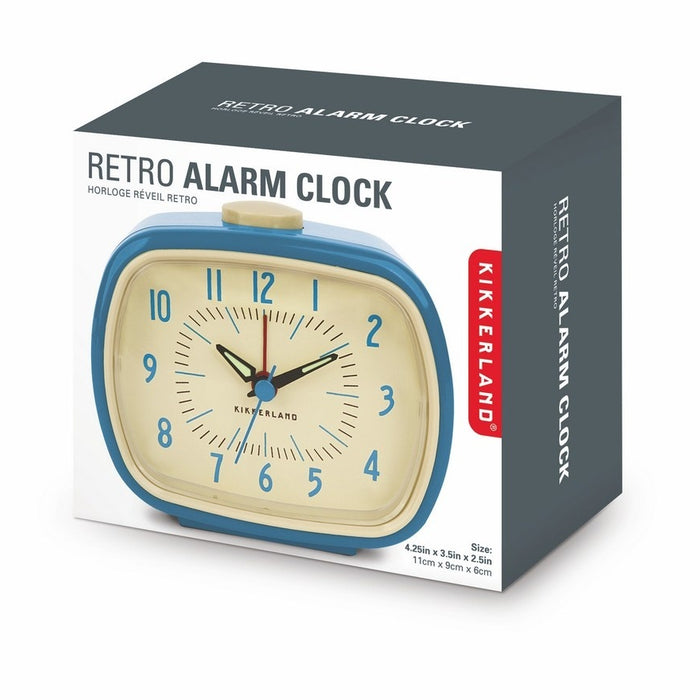 Kikkerland Retro Wekker 11 x 9 cm
