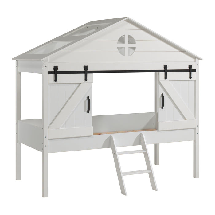 Vipack Barnie Halfhoogslaper - 90 x 200 cm