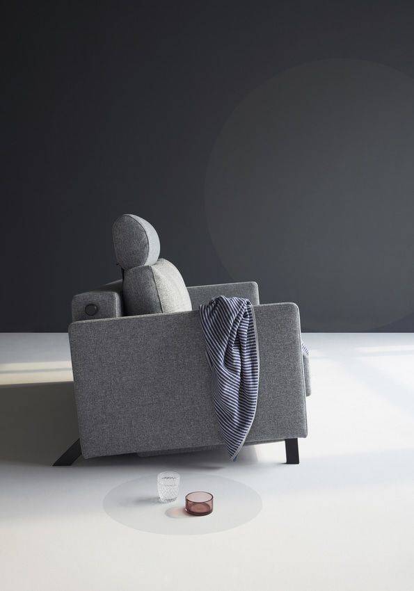 Innovation Cubed met Armleuning 160 Slaapbank Grijs