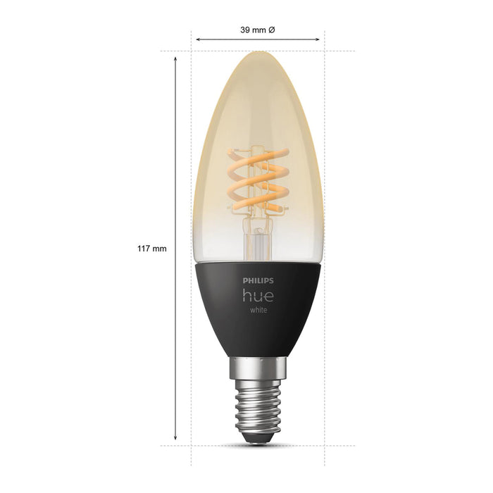 Philips Hue Filament Lichtbron - E14 - 1-pack