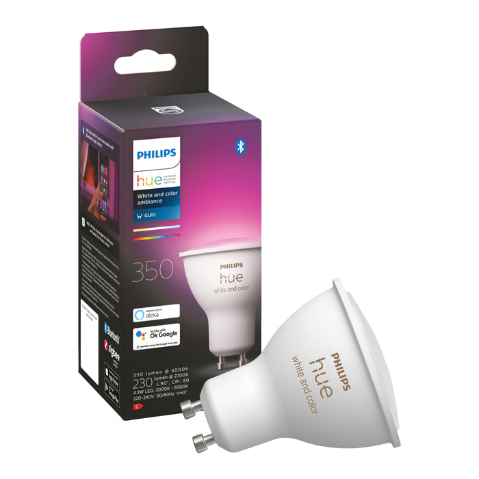 Philips Hue White & Color Ambiance Lichtbron - GU10 - 1-pack