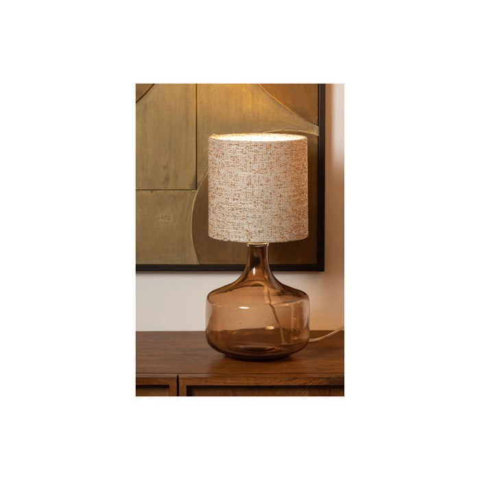WOOOD Autumn Tafellamp Voet - Glas - Bruin - 31x21x21