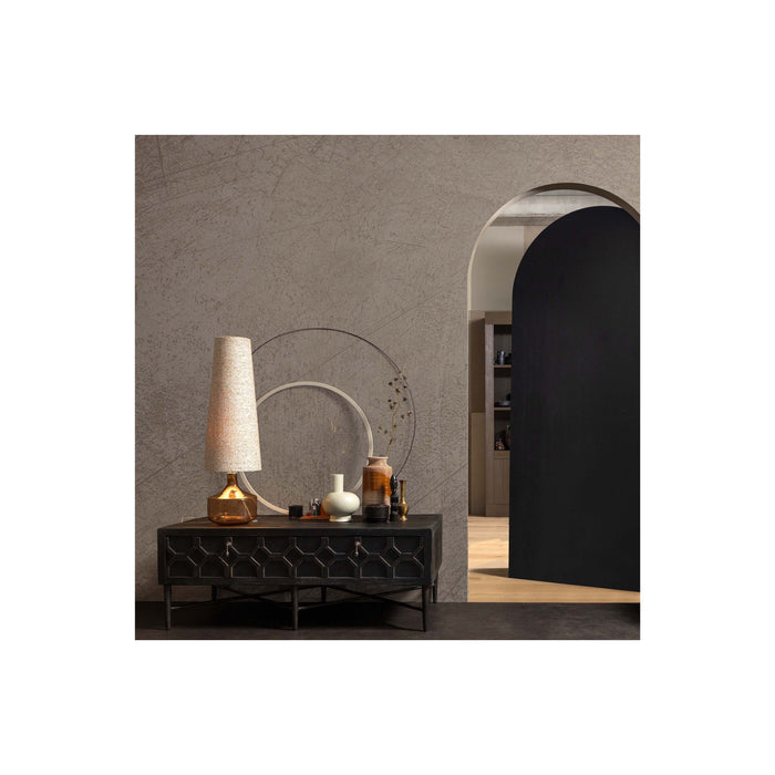 WOOOD Autumn Tafellamp Voet - Glas - Bruin - 31x21x21