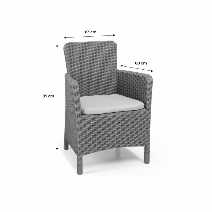 sweeek - Tuinstoel trenton, 63x60x85cm