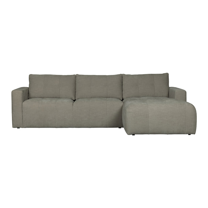 vtwonen Bar Chaise Longue - Rechts - Warm grijs