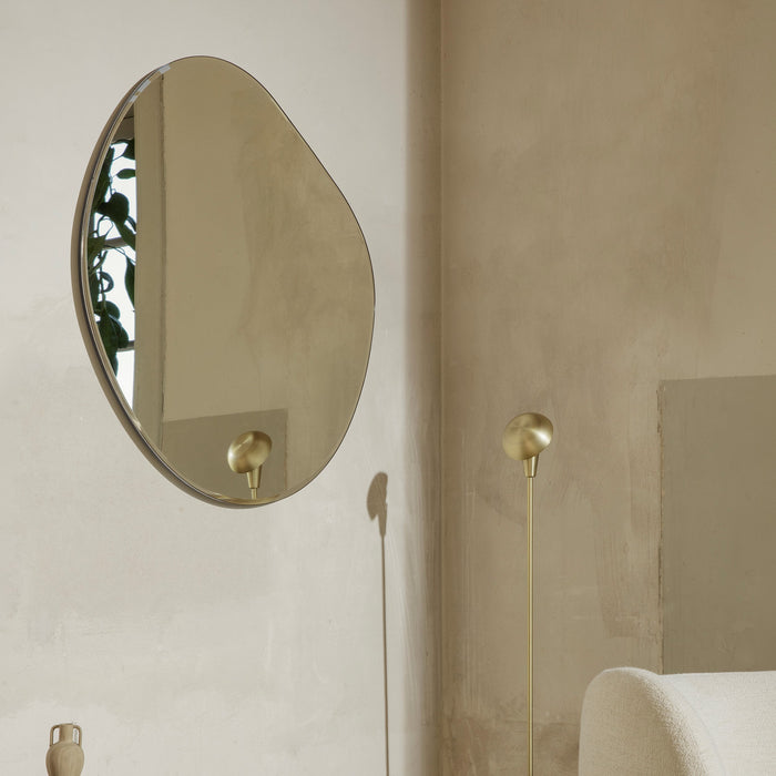 Ferm Living Pond Spiegel - XL - Dark Chrome Frame