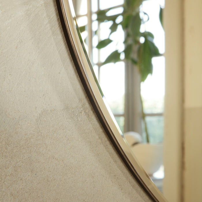 Ferm Living Pond Spiegel - XL - Dark Chrome Frame