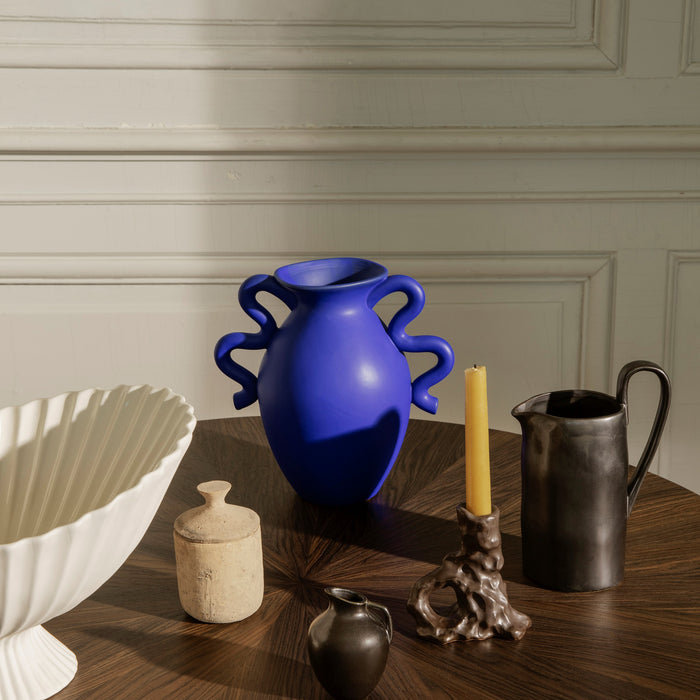 ferm LIVING Verso Vaas - Blauw