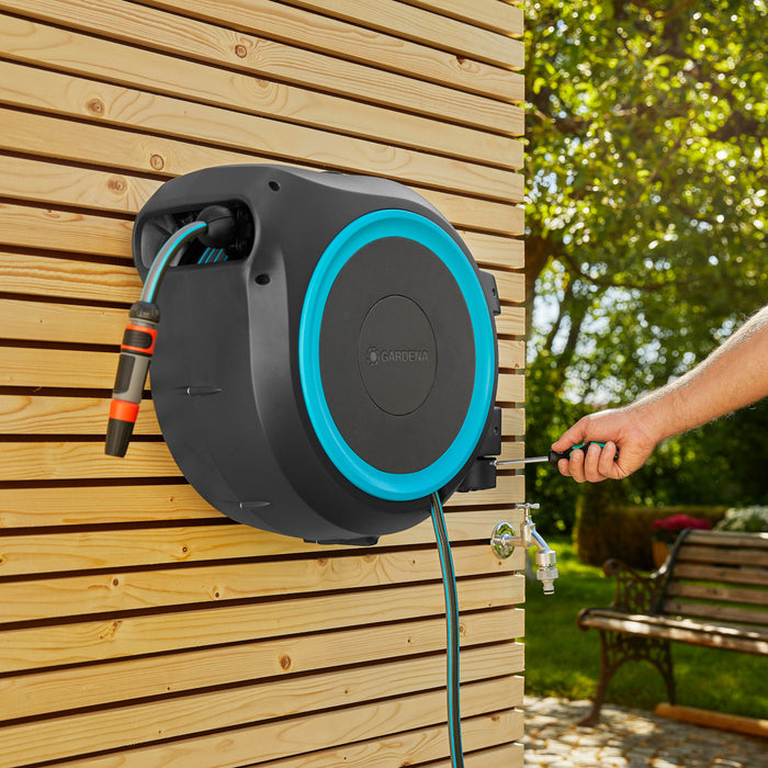 Gardena RollUp Wandslangenbox 25 m - Antraciet