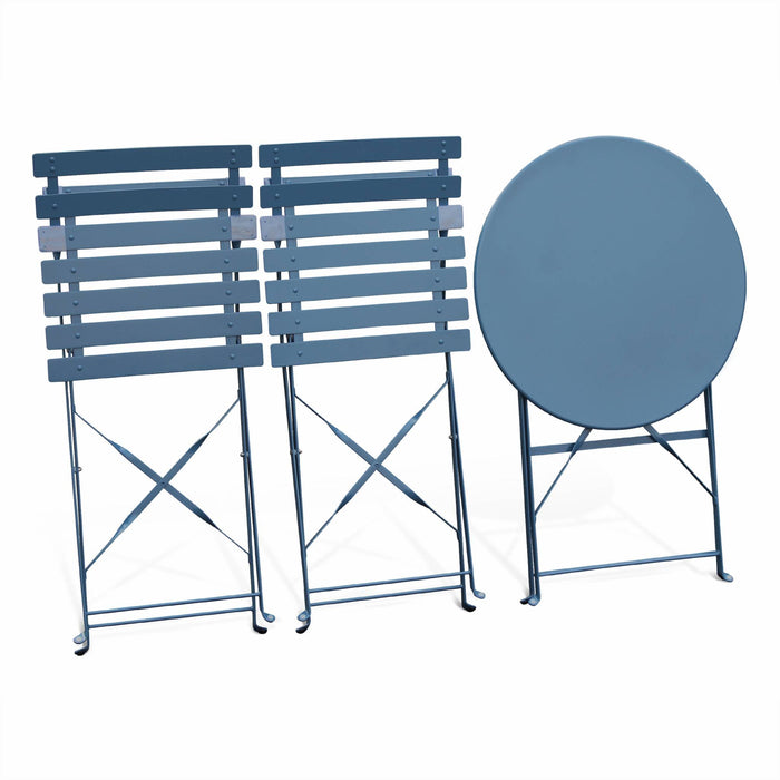 sweeek - Bistroset 2 stoelen, ronde tafel