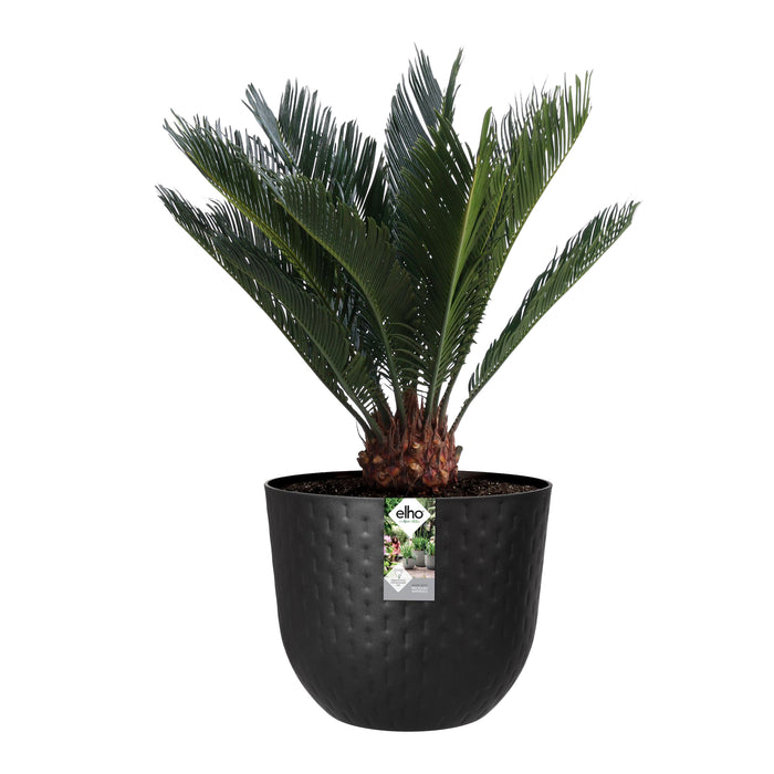 Elho Fuente Grains Bloempot 47 cm - Zwart