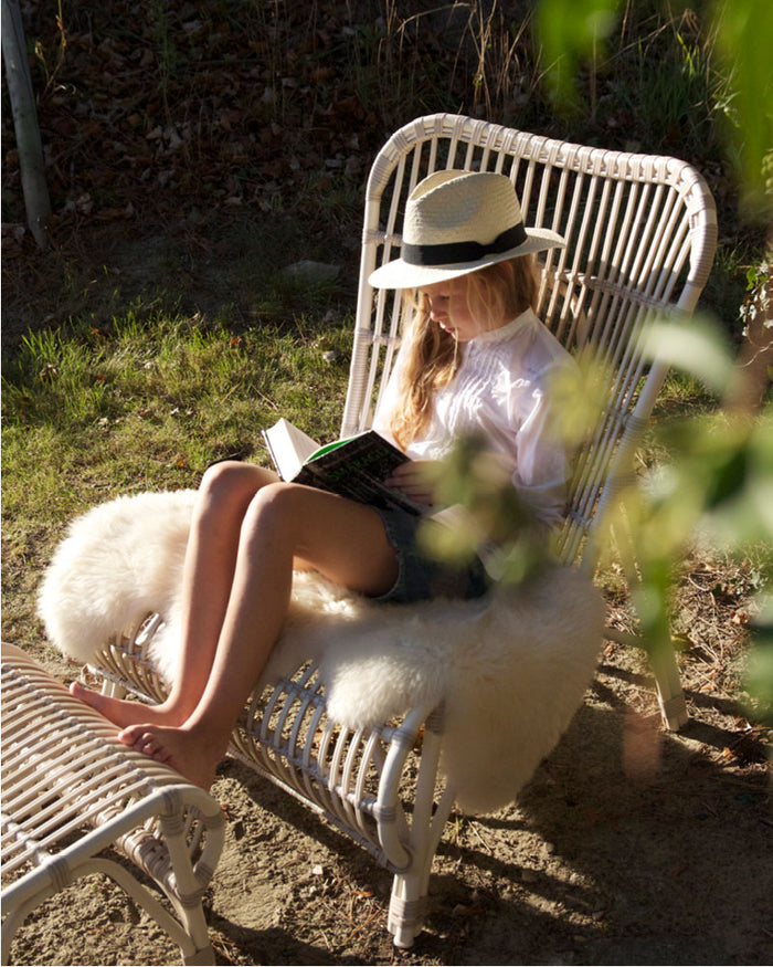 Vincent Sheppard Lucy Lounge Chair - Off White + Zitkussen