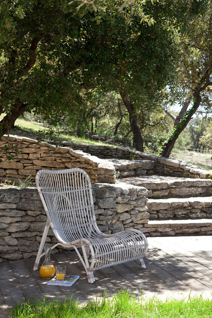 Vincent Sheppard Lucy Lounge Chair - Off White + Zitkussen