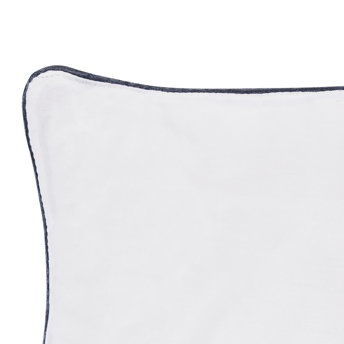 Beliani - DIRAN - Kussen set van 2 - Wit - 80 x 80 cm - Katoen