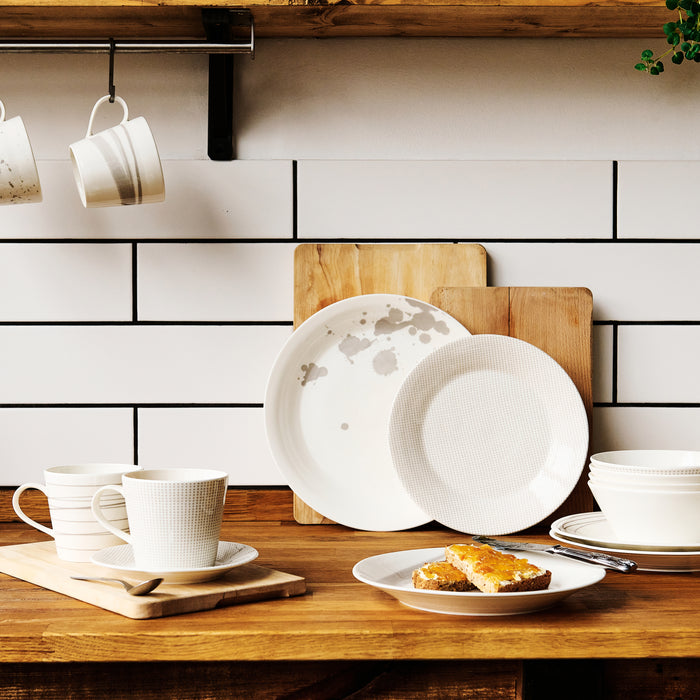 Royal Doulton Pacific Stone Bord Ø 28 cm - Set van 4