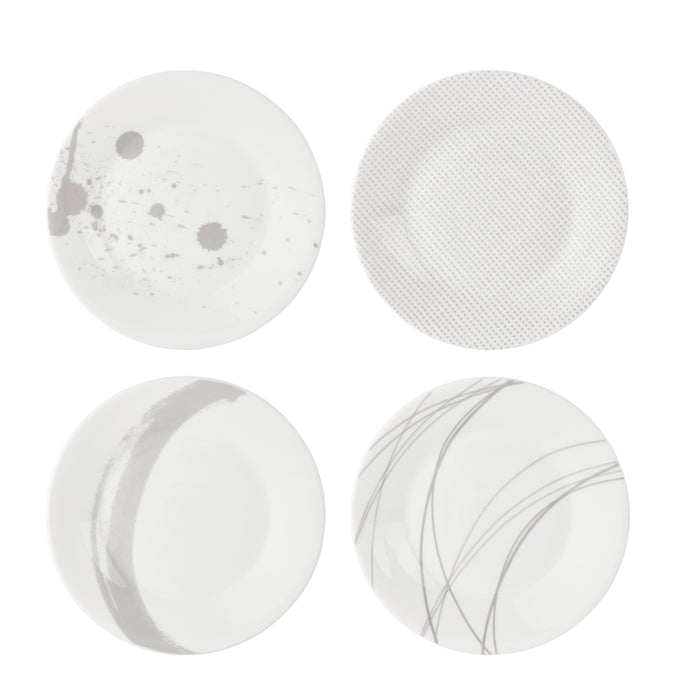 Royal Doulton Pacific Stone Bord Ø 16 cm - Set van 4