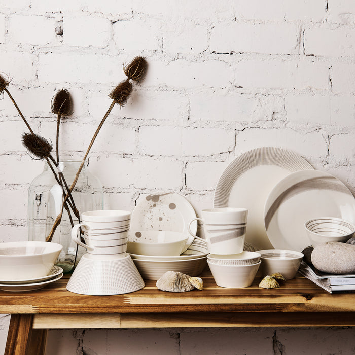 Royal Doulton Pacific Stone Bord Ø 16 cm - Set van 4