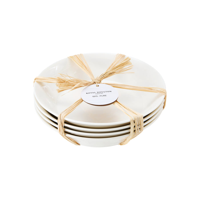 Royal Doulton 1815 Pure Pastabord Ø 23 cm - Set van 4