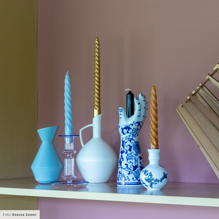 HAY Flare Kandelaar Medium - Roze