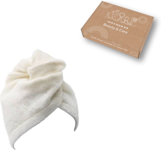 A.i&E Haarhanddoek wit