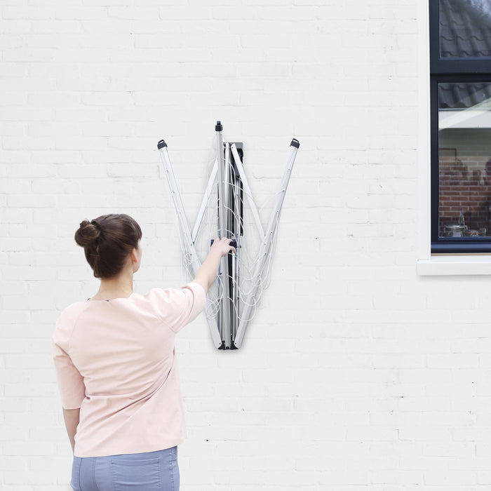 Brabantia WallFix Droogmolen 24 m incl. Beschermbox