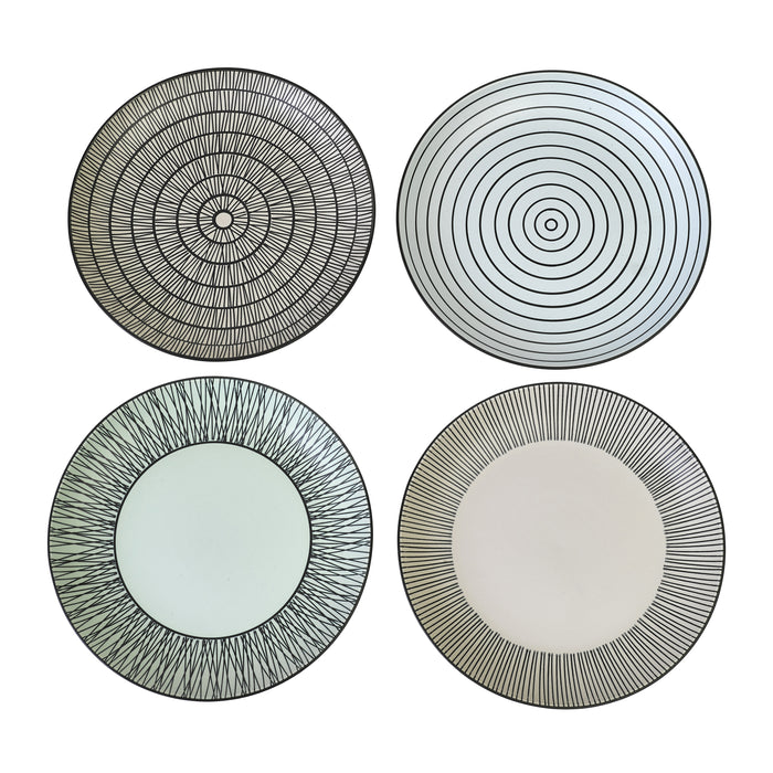 POLSPOTTEN Pastel Afresh Bord ¯ 20 cm - 4 st.